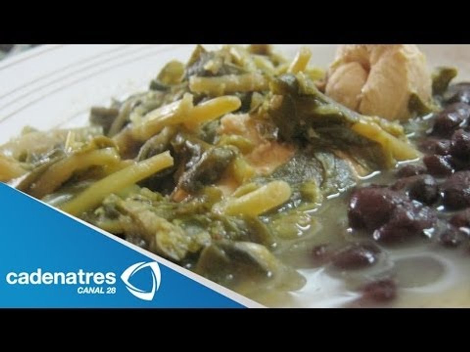 Receta para preparar carne de cerdo con verdola...