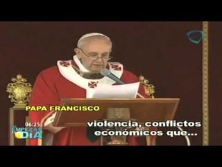Papa Francisco pide finalizar conflictos mundiales
