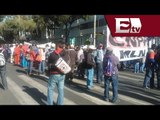 Campesinos de Hidalgo se manifiestan en la Delegación Cuauhtémoc / Vianey Esquinca