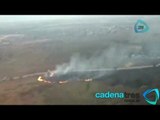 Combaten incendios forestales en San Luis Potosí