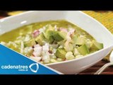 Receta de pozole verde de pollo