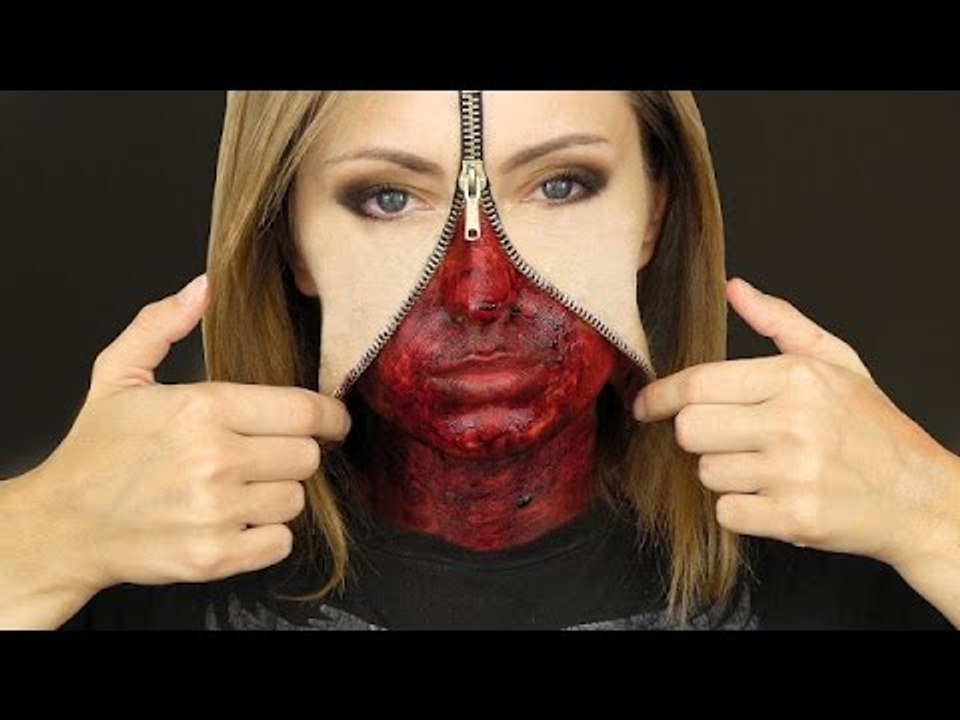 Maquillaje para halloween 2014 / Maquillaje par...