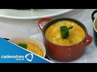 Receta para preparar flanes con chorizo y papas. Receta de flanes / Comida mexicana
