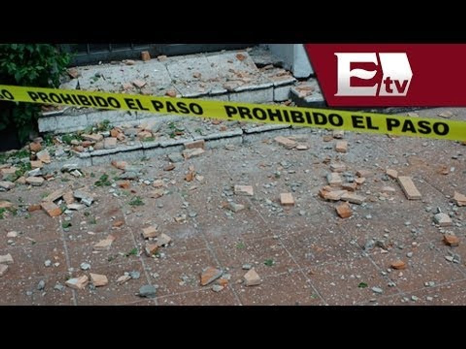 Reportan caída de bardas tras sismo en Estado de México / Mario Carbonell