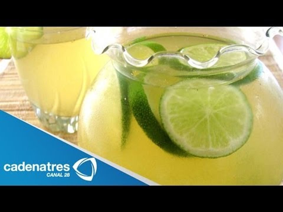 Receta para preparar una limonada eléctrica. Cocinado con Fernando Fernández