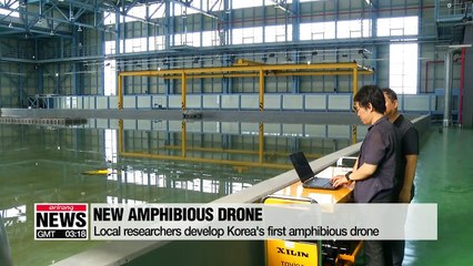 South Korea develops drone that flies and submerges under water