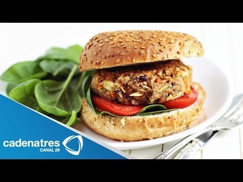Receta para preparar hamburguesas vegetarianas de frijoles. Receta de hamburguesas