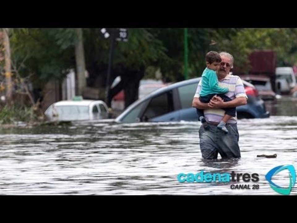 Continúa búsqueda de desaparecidos por inundaciones en Argentina; hay 57 muertos
