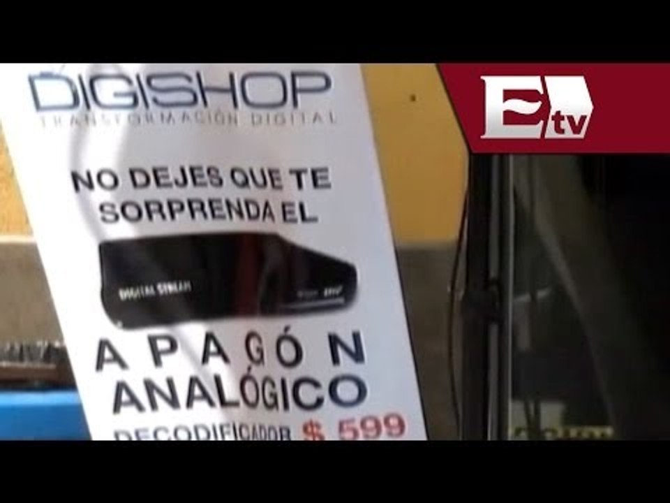 Segunda etapa de apagón analógico será el próximo 26 de noviembre / Excélsior Informa
