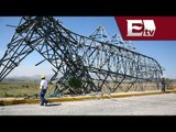 Viento tira torres eléctricas en el Estado de México / Titulares con Vianey Esquinca