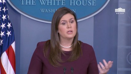 Sarah Sanders Answers Claims That President Trump Has A History Of Tax Fraud