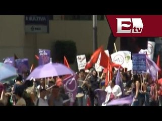 Download Video: Se registra saldo blanco en marchas del Día del Trabajo / Excélsior Informa