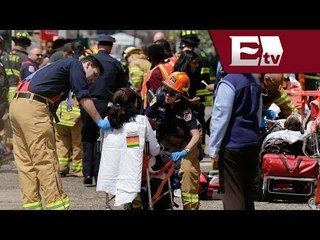 Se descarrila Metro en Queens, Nueva York, y hay 15 heridos/ Titulares de la tarde