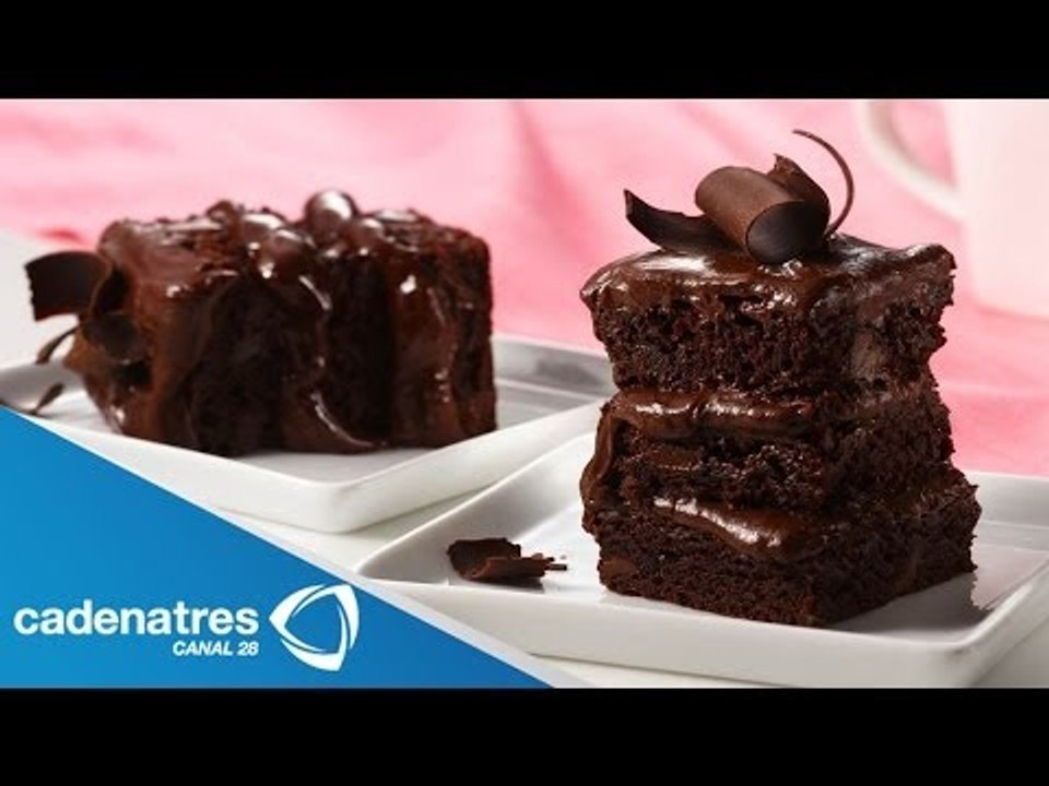 Receta para preparar pastel de chocolate triple. Receta de pastel de chocolate / Pastel de chocolate