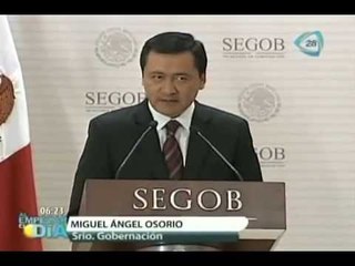 Osorio Chong da balance sobre seguridad