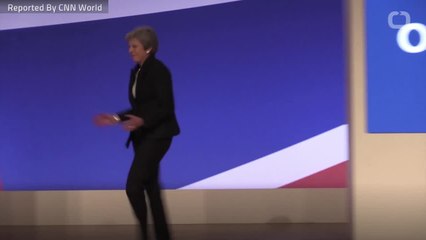 British PM Theresa May Is A 'Dancing Queen'
