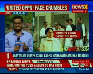 Mayawati dumps Congress, 'united opposition' face crumbles; can Rahul Gandhi pull face-saver?