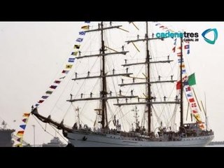 Peña Nieto despide en Veracruz al buque Cuaúhtemoc que visitará 14 países por Europa