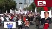Marchan de la Estela de Luz al Zócalo por Día del Trabajo / Excélsior informa