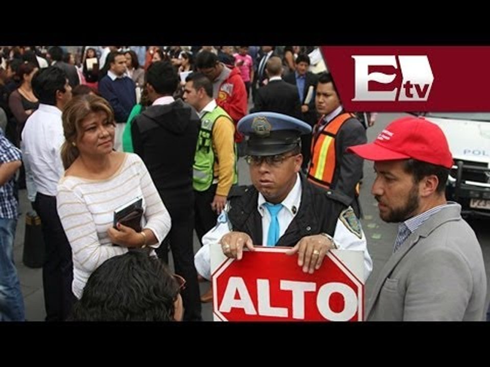 Mancera descarta daños materiales debido al sismo /  Paola Virrueta
