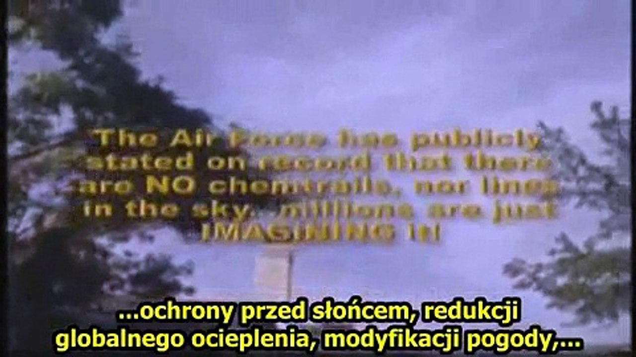 Zabójcze smugi chemiczne - Chemtrails. Dokument, pl, odc. 2/3