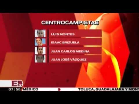 Filtran lista de convocados a la Selección Mexicana para Brasil 2014 / Titulares con Vianey Esquinca