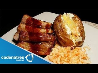 Receta de Chuletas con chutney de manzana