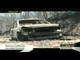 Policías salvan a 4 niños de morir calcinados en el incendio del Bosque Real del Monte, Hidalgo