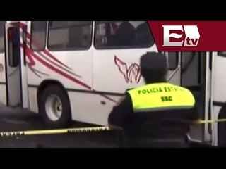 Muere hombre en asalto a transporte público en Tlalnepantla / Titulares con Vianey Esquinca