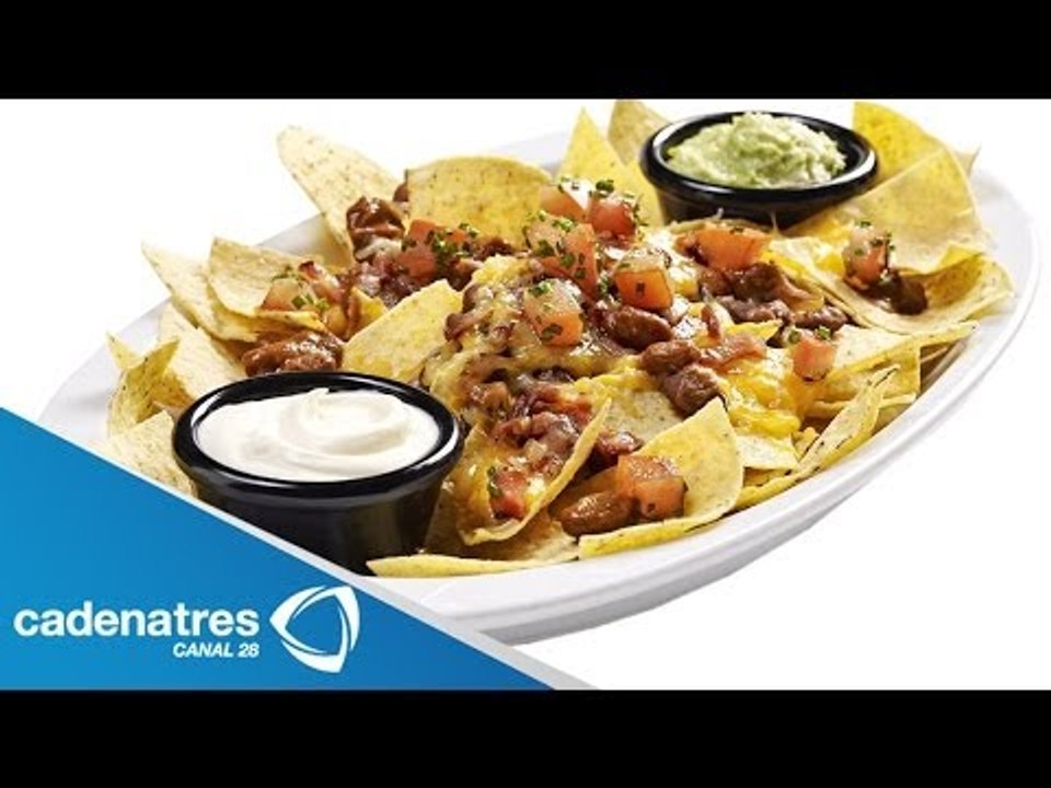 Receta para preparar nachos de pavo. Receta de nachos / Cocinando con Monoel Changose