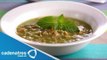 Receta para preparar sopa de castañas. Receta de sopa / Recetas fáciles y rápidas