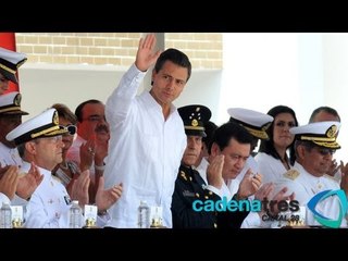 Peña Nieto resalta labor de la Mariana Armada de México