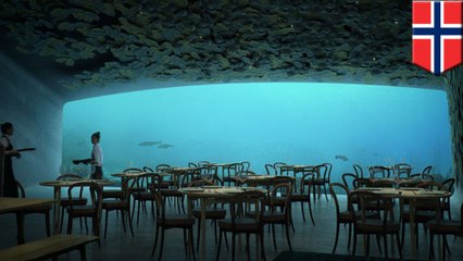 Europe's first underwater restaurant is almost complete