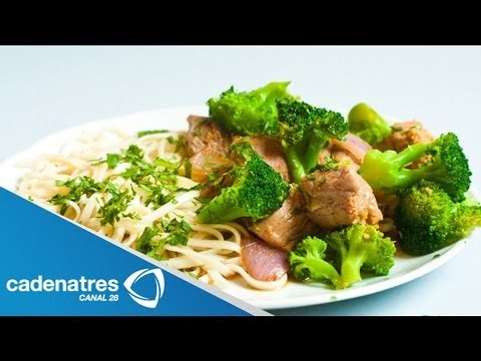 Receta de Salteado de Pollo con Brocoli / Cómo hacer Salteado de Pollo con Brocoli