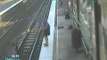 Impresionantes imágenes, Hombre se siente mal y cae a las vías del metro (VIDEO)