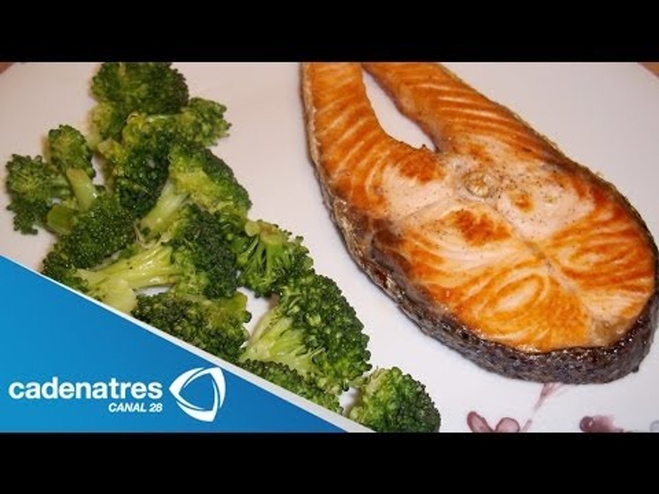 Receta de salmón rostizado con brócoli. Receta de salmón rostizado / Salmón rostizado
