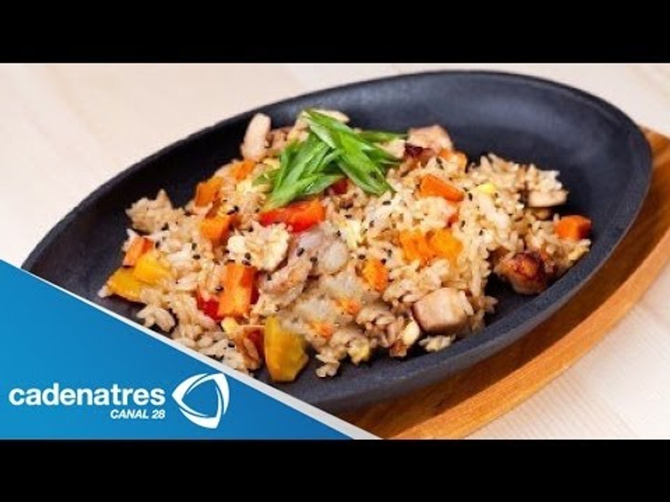 Receta para preparar arroz frito de edadames. R...