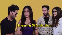 Screening of Movie Andhadhun with Ayushmann Khurrana