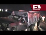 Accidente vial deja un muerto y siete heridos en la autopista México-Toluca/ Comunidad