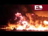 Incendio en depósito de llantas en Nuevo Laredo, Tamaulipas  / Todo México