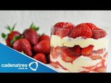 Receta para preparar tiramisu de fresas. Receta de tiramisu / Cocinando con Marconi