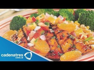 Receta de pollo mandarina ligero / Cómo hacer pollo mandarina