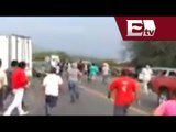 Bloqueos carreteros en Michoacán deja al menos 80 detenidos / Paola Virrueta