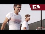 Roger Federer disputa un partido de tenis usando los lentes Google Glass/ Hacker