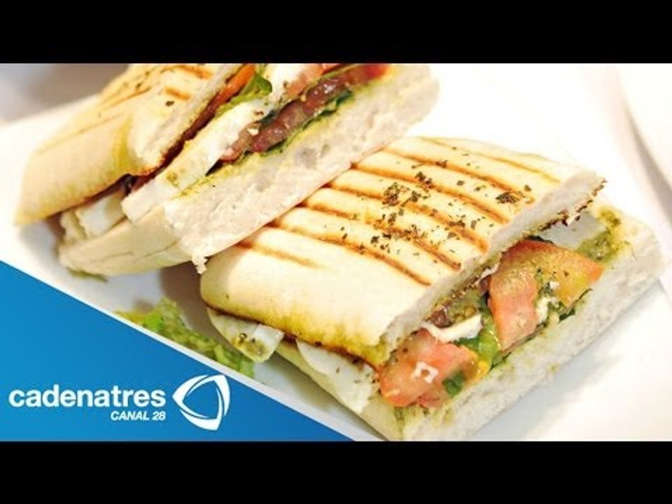 Receta de Ciabatta con pollo al pesto /  Ciabat...