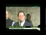 Eruviel apoya con 25 y 30 mil pesos a damnificados de la explosión en Ecatepec / Explosión de pipa