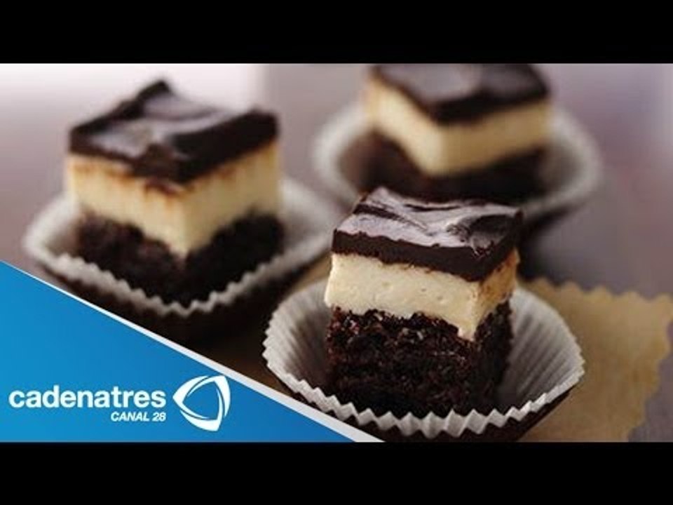 Receta para preparar brownies de café. Receta d...