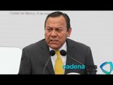 Resbalón de Jesús Zambrano, presidente nacional del PRD, en discurso sobre la reforma financiera