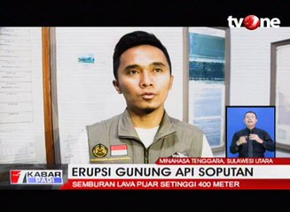 Download Video: Erupsi Gunung Api Soputan, Masih Semburkan Lava Pijar