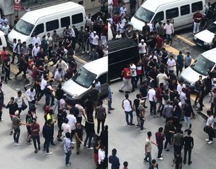 Yumruk ve Tekmeler Havada Uçuştu